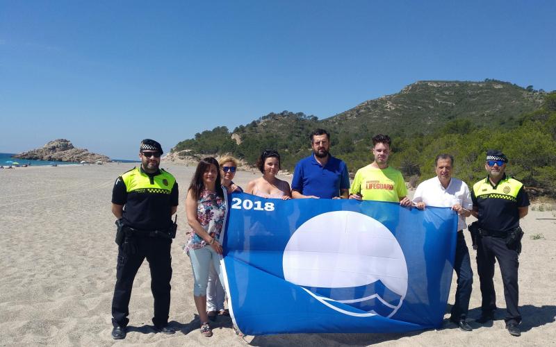La Bandera Blava oneja ja a les platges de l’Arenal, de la Punta del Riu i del Torn de Vandellòs i l’Hospitalet de l’Infant