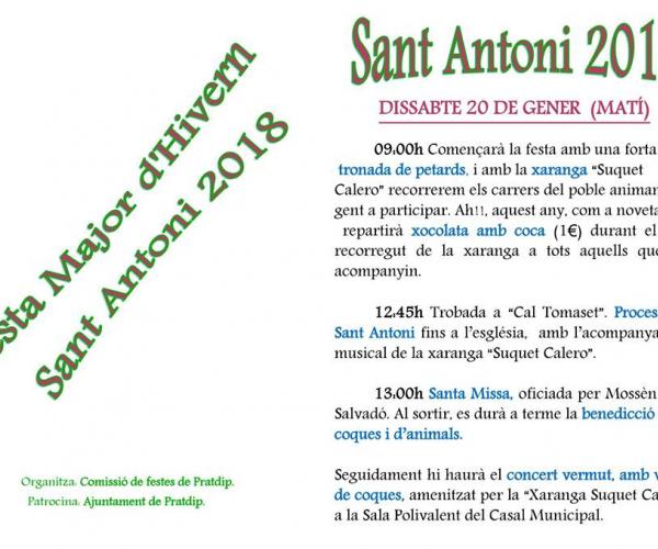 Festa de Sant Antoni a Pratdip